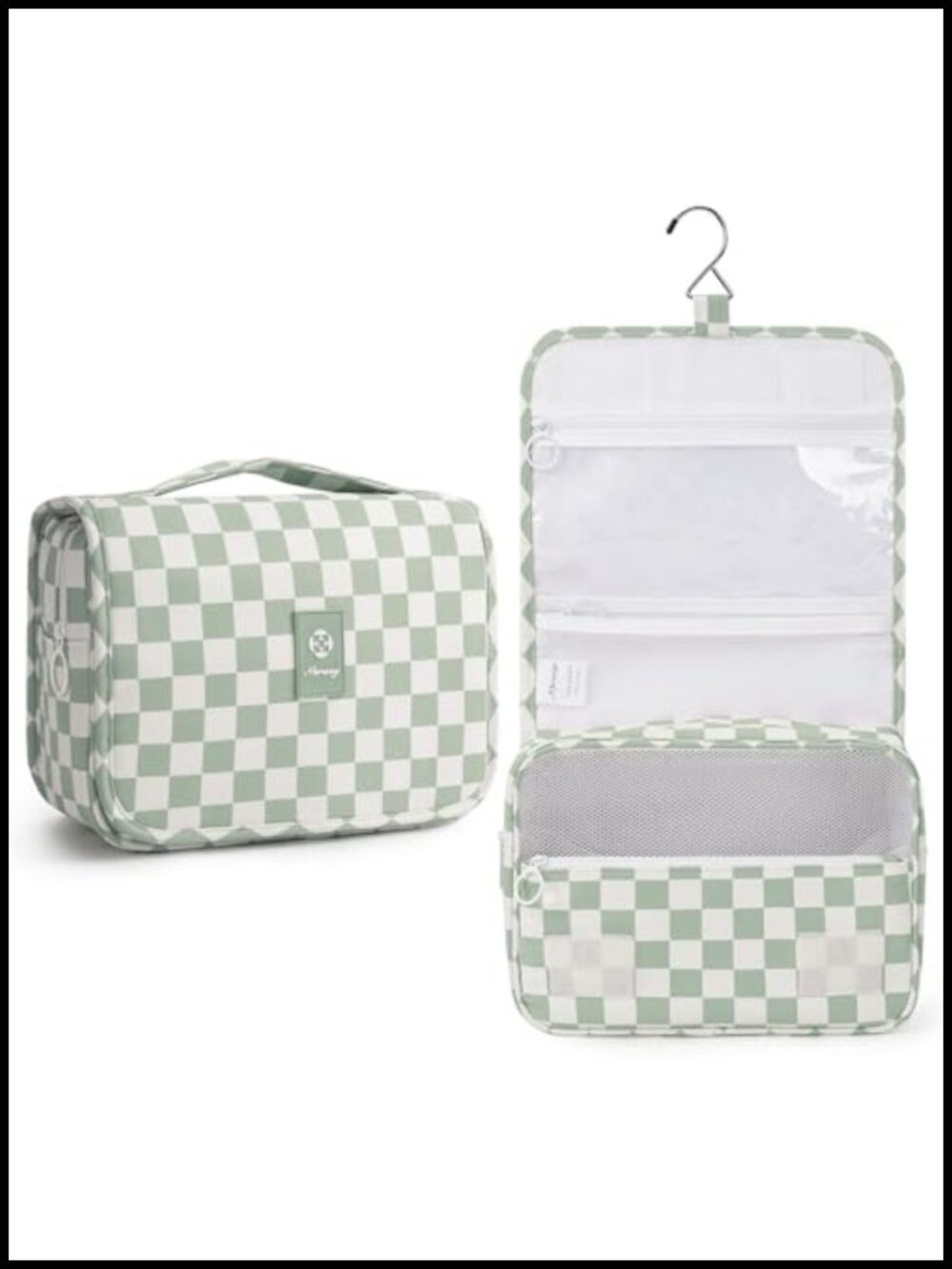 Hanging Travel Toiletry Bag Water Resistant Makeup Organizer